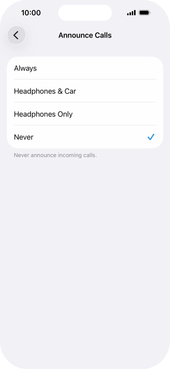 Press Always to turn on the function when silent mode is turned off.