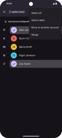 Press Merge. Press Merge.
