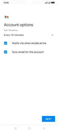 Press the drop down list below 