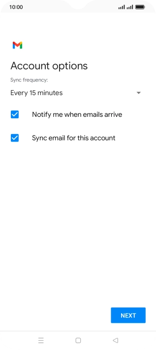 Press the drop down list below 