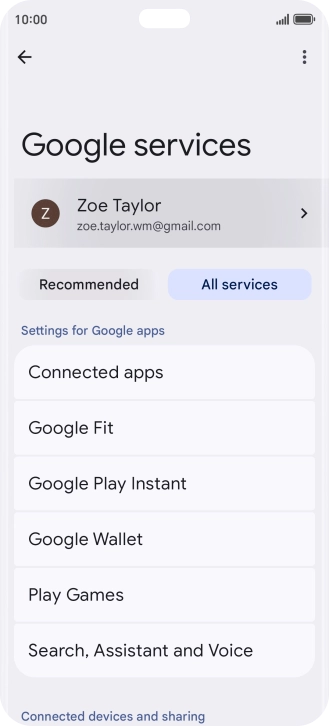 Press Search, Assistant and Voice.