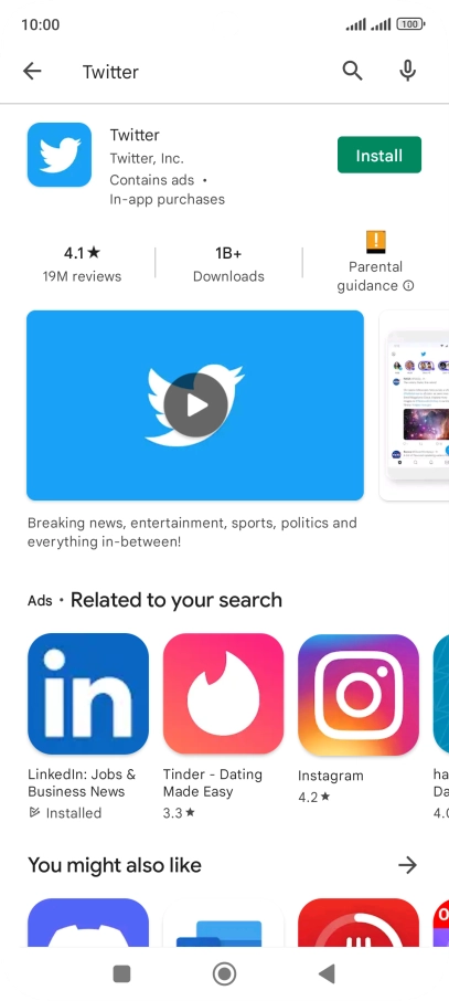 Press Twitter.