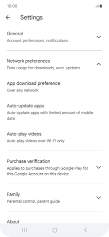 Press Auto-update apps. Press Auto-update apps.