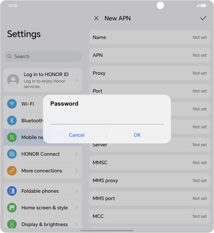 Key in wap and press OK. Key in wap and press OK.