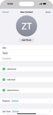 Press add phone. Press add phone.