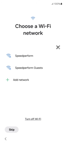 Press the required Wi-Fi network. Press the required Wi-Fi network.