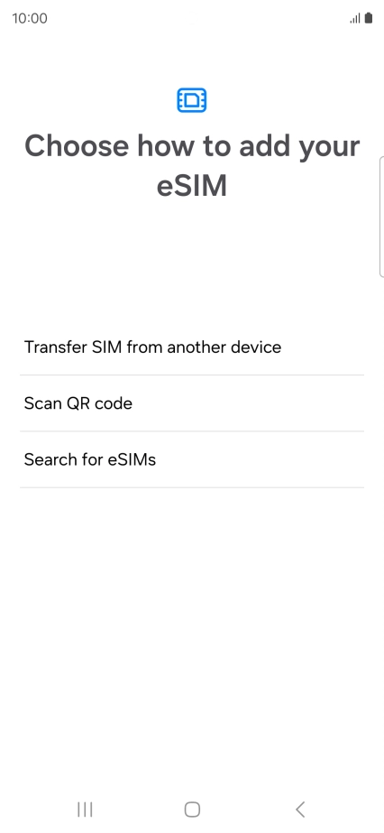 Press Scan QR code.