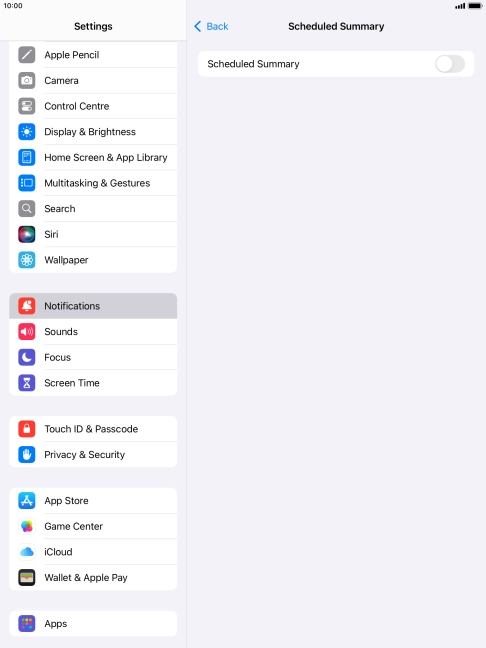 Press the indicator next to Press the indicator next to