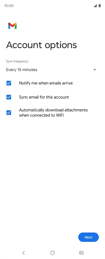 Press the drop down list below 