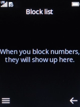 Press the Left selection key.
