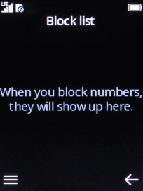 Press the Left selection key.