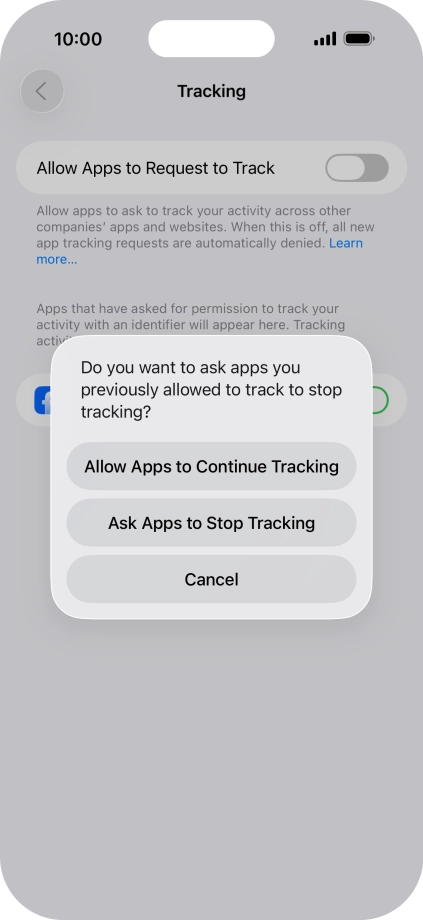If you turn off the function, press the required setting. If you turn off the function, press the required setting.