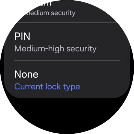 Press None.