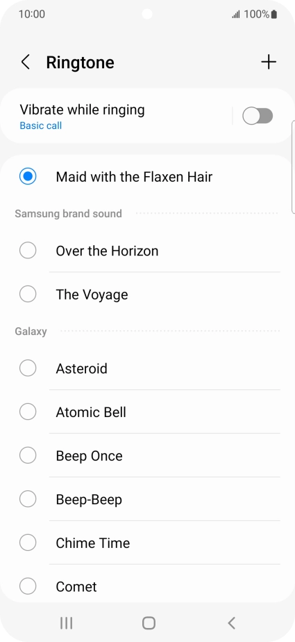 Press the Home key to return to the home screen. Press the Home key to return to the home screen.
