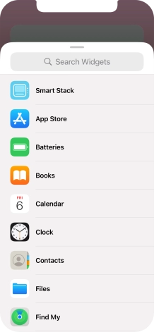Press Smart Stack.