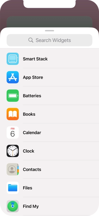 Press Smart Stack.