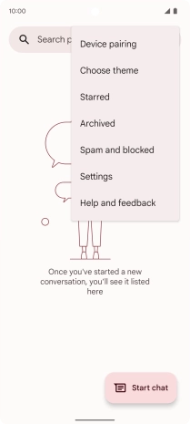Press Settings.