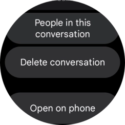 Press Delete conversation. Press Delete conversation.