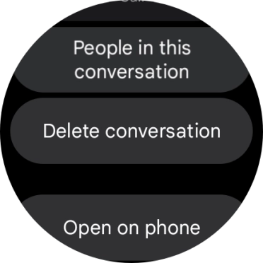 Press Delete conversation. Press Delete conversation.