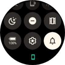 Press the Do Not Disturb icon to turn the function on or off.