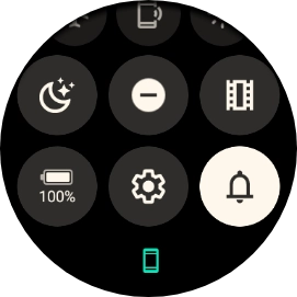 Press the Do Not Disturb icon to turn the function on or off.