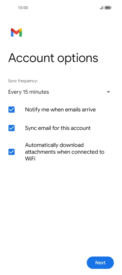 Press the drop down list below 
