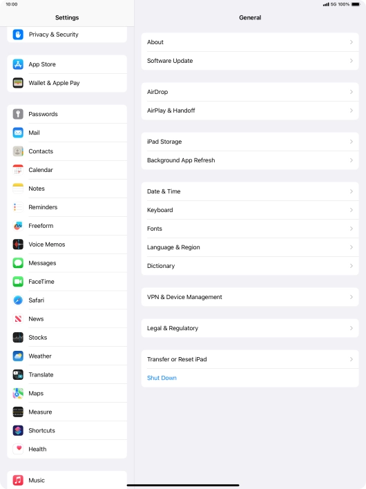 Press App Store.
