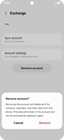 Press Remove. Press Remove.