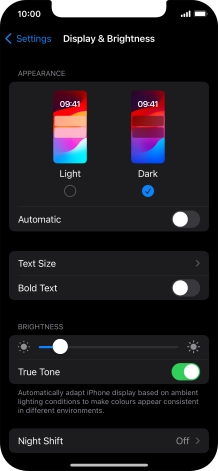 Press the indicator next to Press the indicator next to
