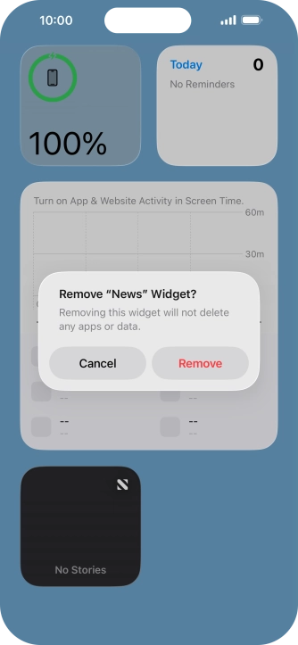 Press Remove.