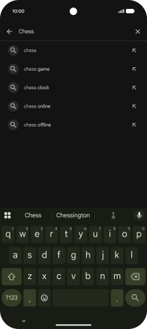 Key in the name or subject of the required app and press the search icon. Key in the name or subject of the required app and press the search icon.