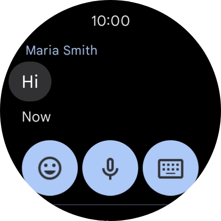 Press the microphone icon. Press the microphone icon.