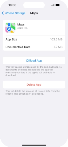 Press Offload App.