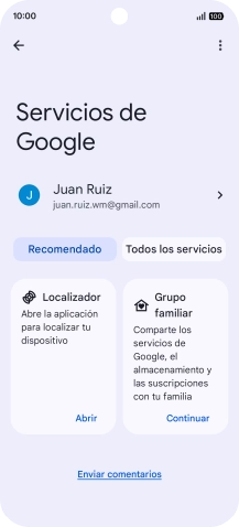 Pulsa Todos los servicios. Pulsa Todos los servicios.