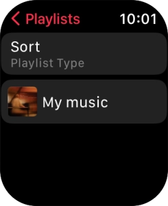 Press the required playlist.
