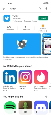 Press Twitter.