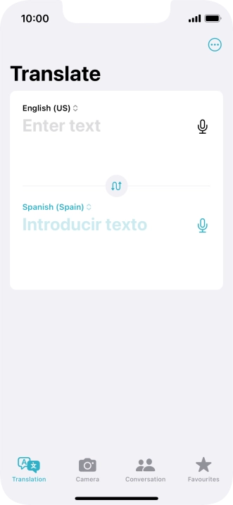 Press the first drop down list. Press the first drop down list.