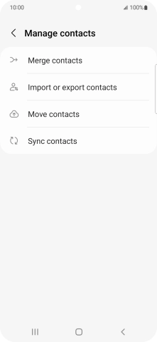 Press Merge contacts.