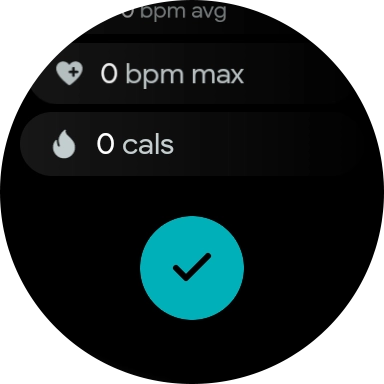 Press the confirm icon. Press the confirm icon.