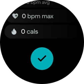 Press the confirm icon. Press the confirm icon.
