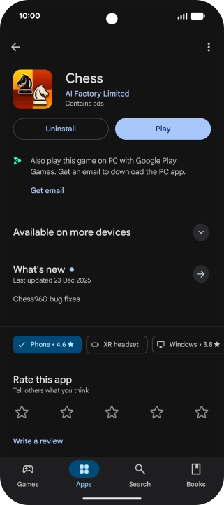 Press Uninstall. Press Uninstall.