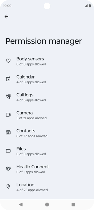Press the required phone function. Press the required phone function.