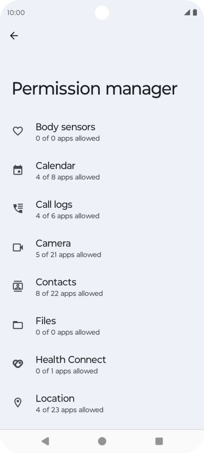 Press the required phone function. Press the required phone function.