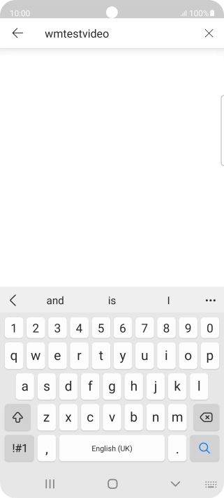 Key in the required search word and press the search icon. Key in the required search word and press the search icon.