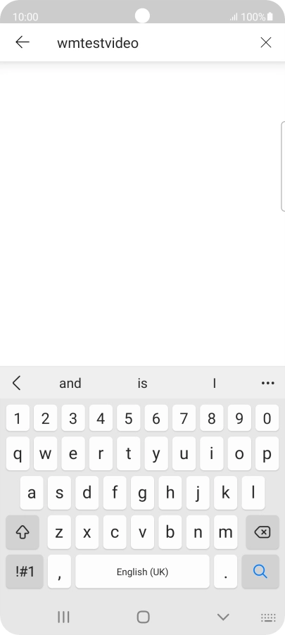 Key in the required search word and press the search icon. Key in the required search word and press the search icon.
