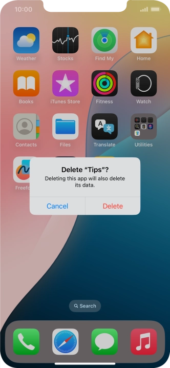 Press Delete.