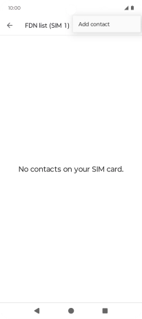 Press Add contact. Press Add contact.