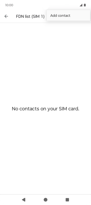 Press Add contact. Press Add contact.