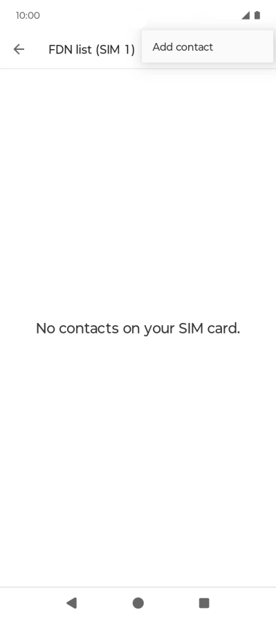 Press Add contact. Press Add contact.