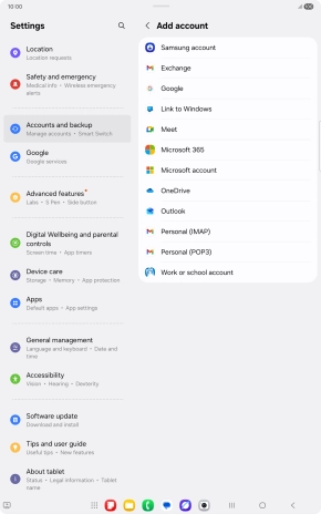 Press Google.